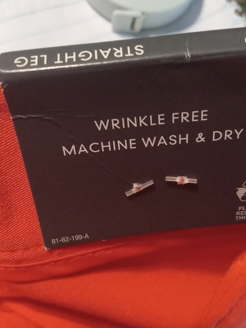 Worthington Bright Orange Straight Leg Dress Pants - Picture 6 of 6